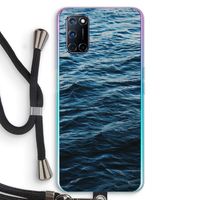 Oceaan: Oppo A92 Transparant Hoesje met koord