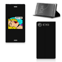 Sony Xperia XZ1 Hippe Standcase Popart Oh Yes - thumbnail