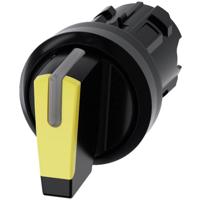 Siemens 3SU10022BP300AA0 3SU1002-2BP30-0AA0 Knevelschakelaar Kunststof frontring, Verlicht Knevel Zwart, Geel 2 x 45 ° 1 stuk(s)