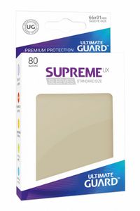 Ultimate Guard Supreme UX Sleeves Standard Size Sand (80)