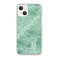 Groen marmer: iPhone 13 Transparant Hoesje