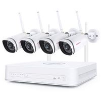 Foscam FN7108W-B4-N 2MP Full HD WiFi beveiligingsset beveiligingscamera 1x NVR (FN7108W) | 4x camera's (FI9910W) | Zonder HDD - thumbnail