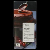 Vivani Couverture smeltchocolade puur bio 200 Gram