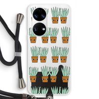 Sansevieria: Huawei P50 Transparant Hoesje met koord