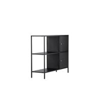 Fjôrd - Dressoir Zwart 100cm - Metaal - Salta