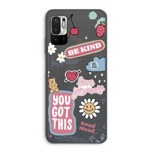Positivity: Xiaomi Redmi Note 10 5G Transparant Hoesje