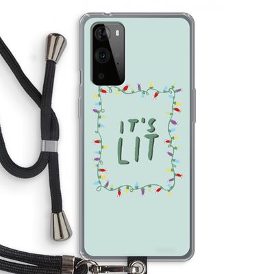 It's Lit: OnePlus 9 Pro Transparant Hoesje met koord