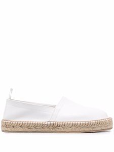 Scarosso espadrilles à semelle en raphia tressé - Blanc