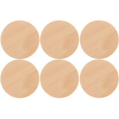 Houten schijven/cirkels/rondjes van dia 6 cm - 6x stuks - Hobby/knutselmateriaal