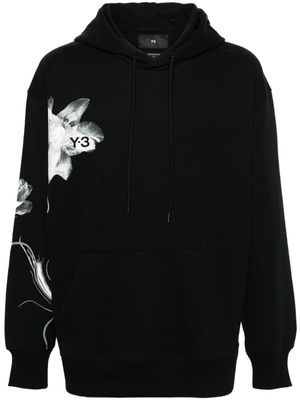 Y-3 hoodie à fleurs - Noir