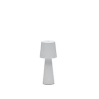 Kave Home - Arenys klein tafellampje met wit geschilderde afwerking - thumbnail