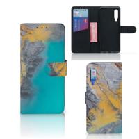Xiaomi Mi 9 | Bookcase | Marble Blue Gold