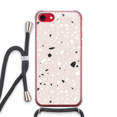 Terrazzo N°20: iPhone SE 2020 Transparant Hoesje met koord