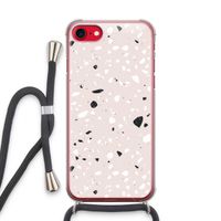 Terrazzo N°20: iPhone SE 2020 Transparant Hoesje met koord