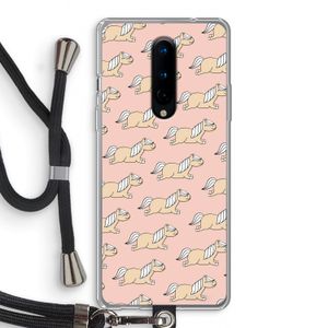 Ponys: OnePlus 8 Transparant Hoesje met koord
