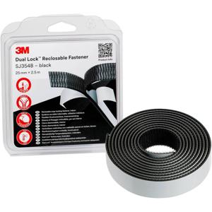 3M Dual Lock Klittenband Om vast te plakken (l x b) 2.5 m x 25 mm Zwart 1 stuk(s)