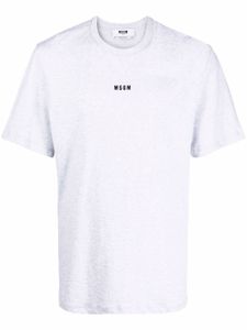 MSGM t-shirt à logo imprimé - Blanc