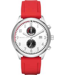 Horlogeband Michael Kors MK8572 Silicoon Rood 22mm