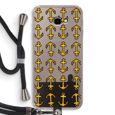 Musketon Anchor: Samsung Galaxy J4 Plus Transparant Hoesje met koord