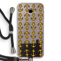Musketon Anchor: Samsung Galaxy J4 Plus Transparant Hoesje met koord