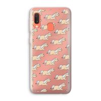 Ponys: Samsung Galaxy A20e Transparant Hoesje
