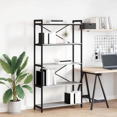Boekenkast Grijs sonoma 80 x 30 x 153 cm Bewerkt hout
