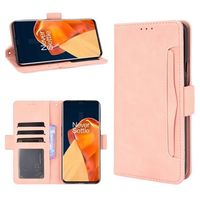 Cardholder Series OnePlus 9 Pro Wallet Hoesje - Roze