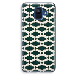 Moroccan tiles: Samsung Galaxy A6 (2018) Transparant Hoesje