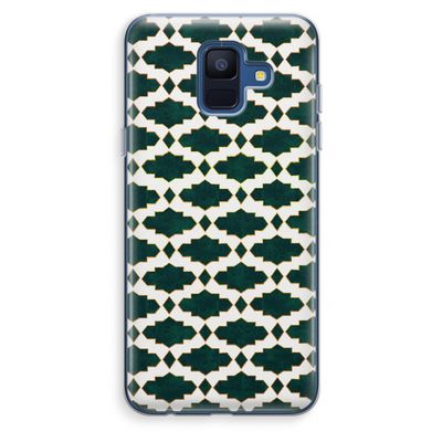 Moroccan tiles: Samsung Galaxy A6 (2018) Transparant Hoesje