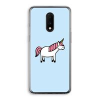 Eenhoorn: OnePlus 7 Transparant Hoesje