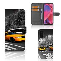 OPPO A54 5G | A74 5G | A93 5G | Flip Cover | New York Taxi