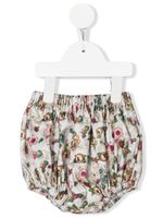 Douuod Kids short bloomer à fleurs - Gris