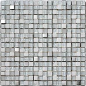 Mozaïek tegels Lagos gletsjer 30x30 - Vierkant Wand en vloer Glas