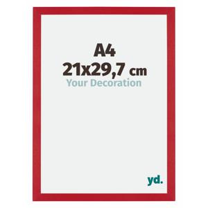 Fotolijst 21x29,7cm A4 Rood MDF Mura