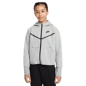 Nike Tech Fleece Full-Zip Hoody Girls - - Grey - maat 122-128