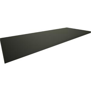 Wiesbaden Marmaris Topblad - 120x46x2.5cm - Mat Zwart