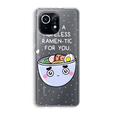 I'm A Hopeless Ramen-Tic For You: Xiaomi Mi 11 Transparant Hoesje