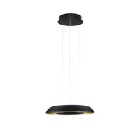 Lyora Moderne hanglampEpos Ø 40cm zwart met goud - 9345712
