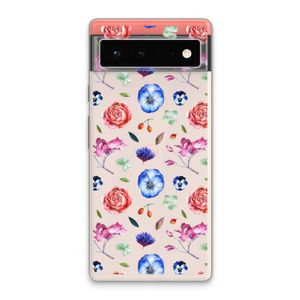 Bloemetjes: Google Pixel 6 Transparant Hoesje