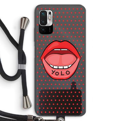 Yolo Denise: Xiaomi Redmi Note 10 5G Transparant Hoesje met koord