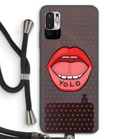 Yolo Denise: Xiaomi Redmi Note 10 5G Transparant Hoesje met koord
