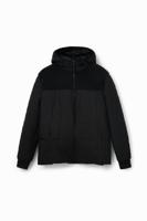 Effen jack met capuchon - BLACK - XXL