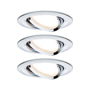 Paulmann 93488 Nova Inbouwlamp Set van 3 stuks LED LED 18 W Chroom (glanzend)