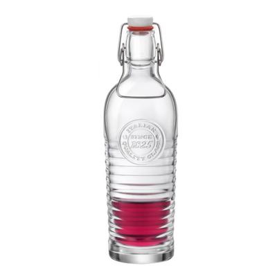 Bormioli Rocco beugelfles/weckfles - transparant - met beugeldop - 1200 ml