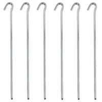 ProPlus Rotspennen / tentharingen - metaal - 30x stuks - 30 cm - kamperen - windscherm - tent