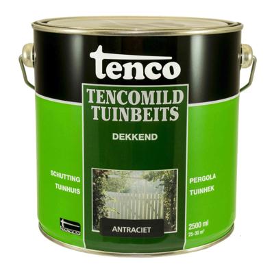 Dekkend antraciet 2,5l mild verf/beits - Tenco