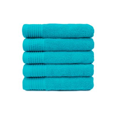 The One Handdoek 450 gram 50x100 cm Turquoise (5 stuks)