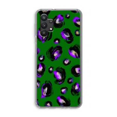 Green Cheetah: Samsung Galaxy A32 5G Transparant Hoesje