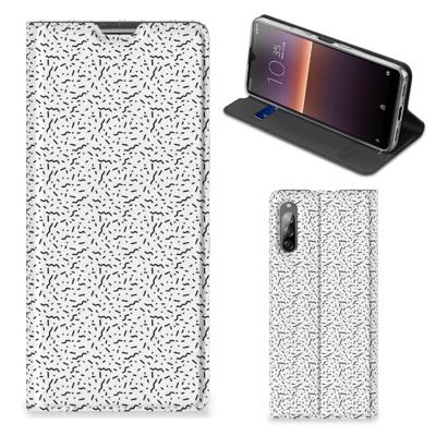 Sony Xperia L4 | Hoesje met Magneet | Stripes Dots