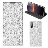 Sony Xperia L4 | Hoesje met Magneet | Stripes Dots
